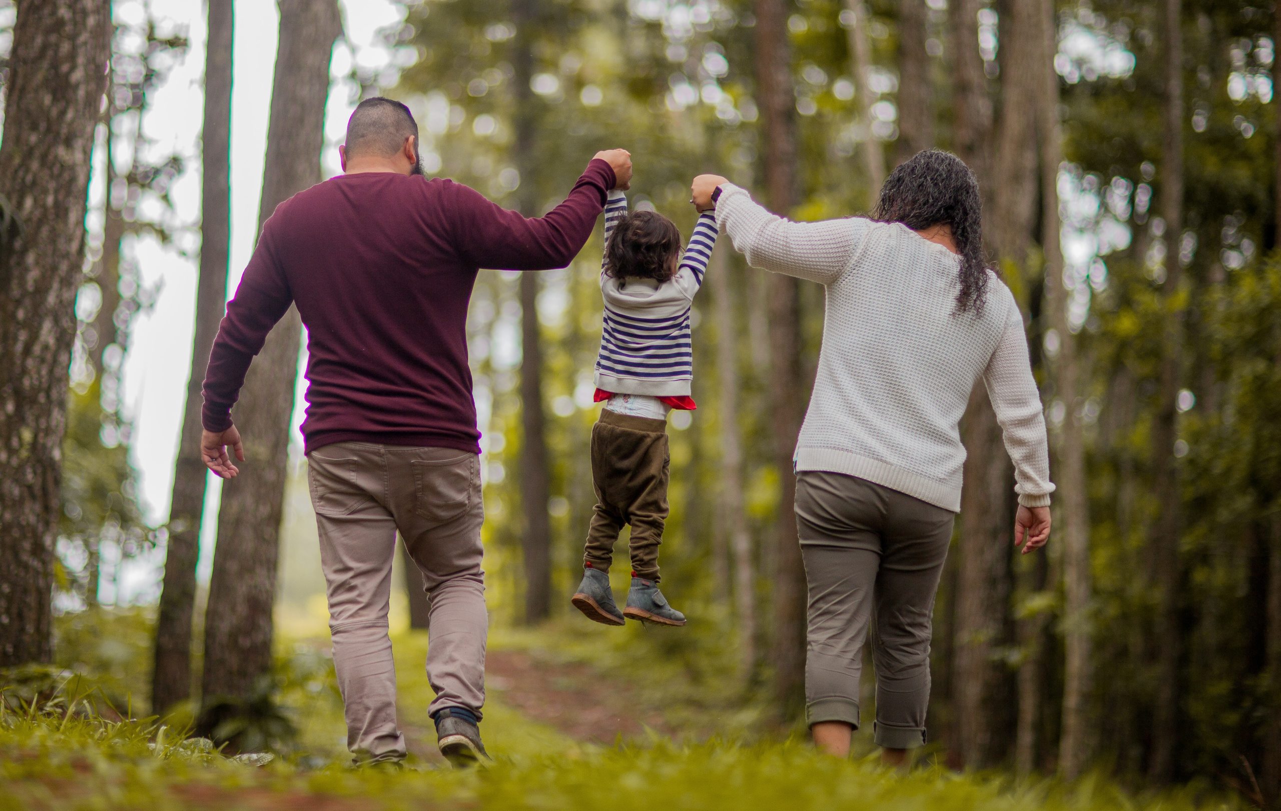 Photo by Caleb Oquendo: https://www.pexels.com/photo/man-and-woman-carrying-toddler-3038369/